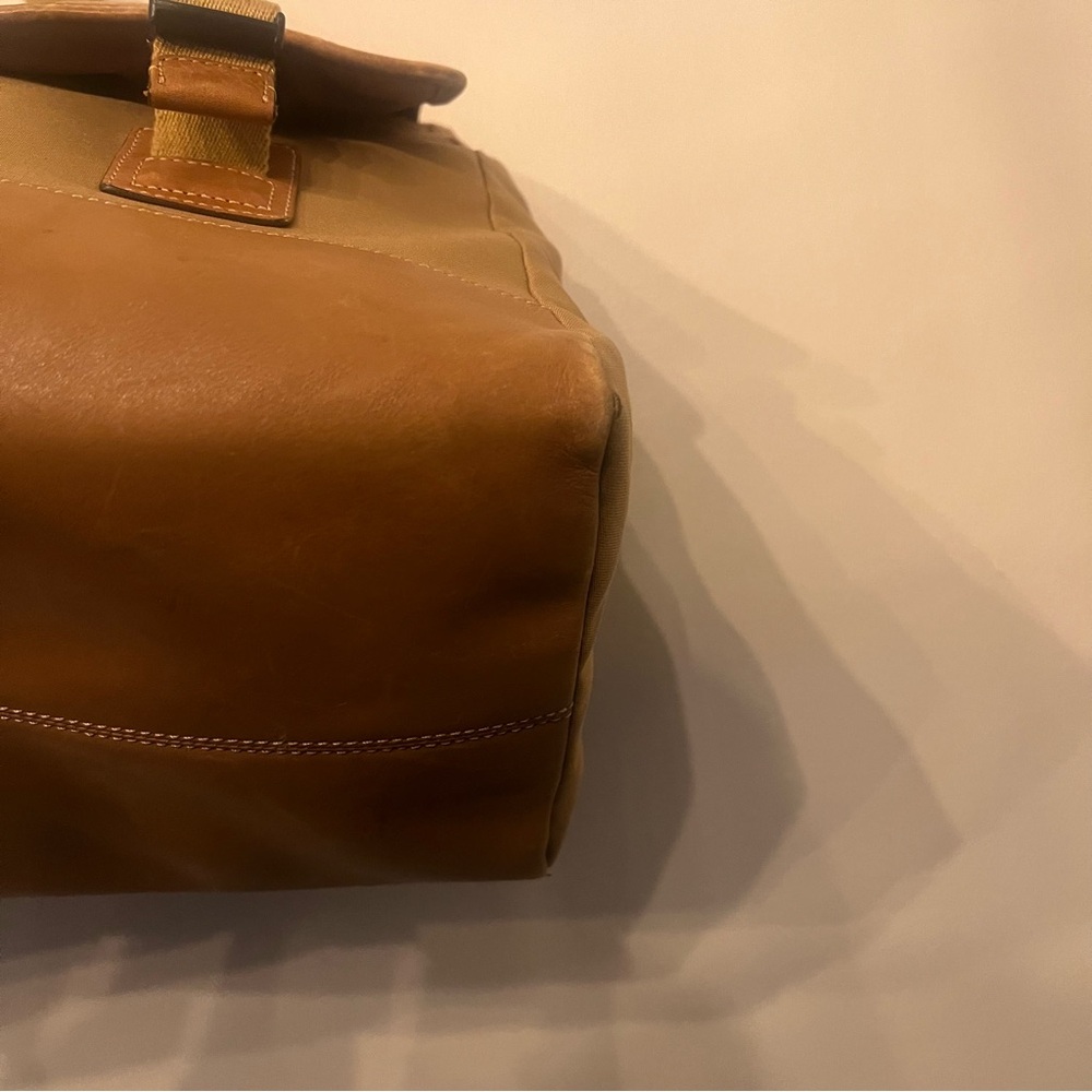 Coach Vintage Large Messenger Bag, Leather and Canvas  tan - Picture 6 of 14